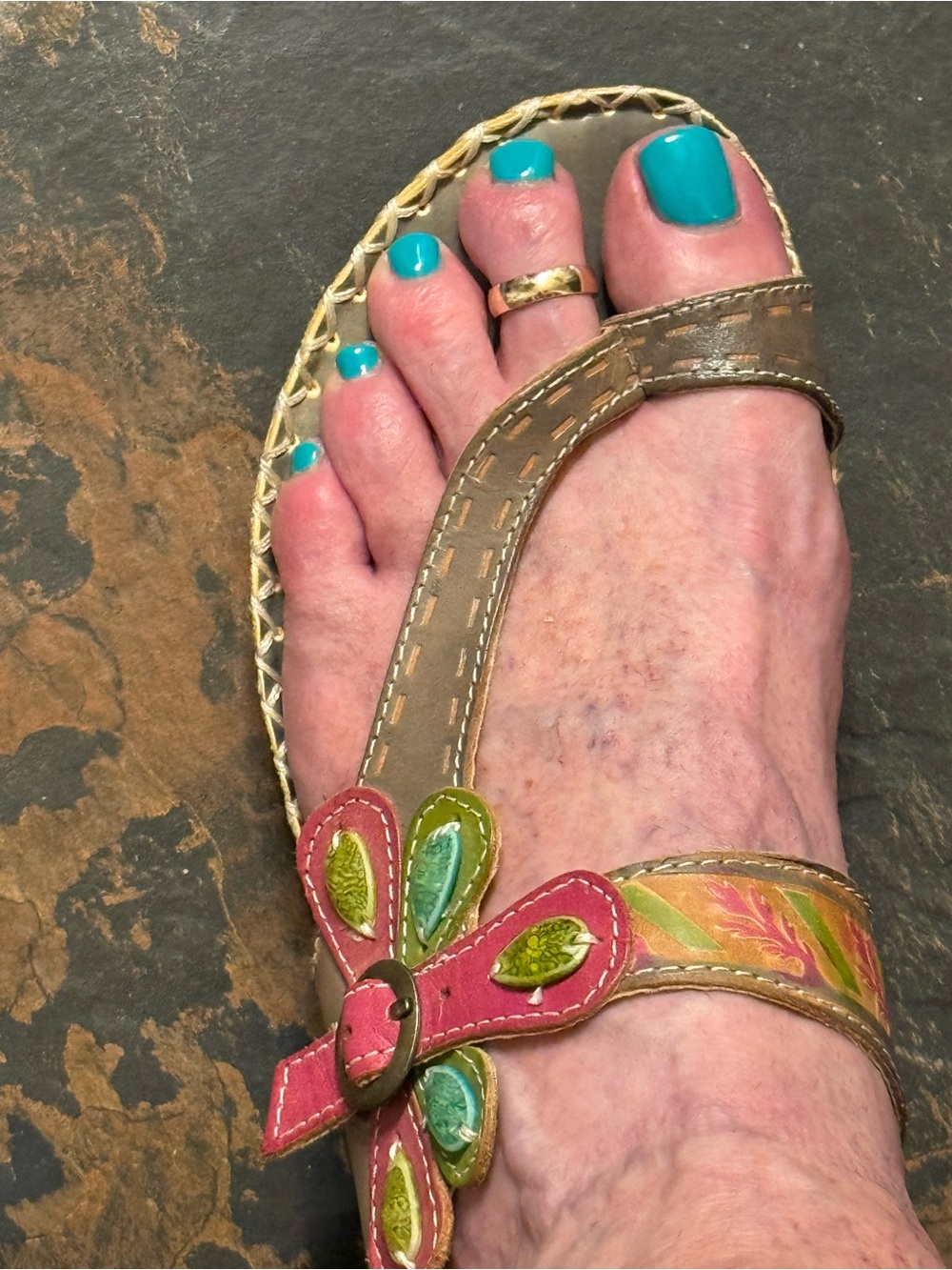 L'ARTISTE SANTORINI SLIDE SANDAL Sz 39/8.5
by Spring Step - Picture 6 of 7
